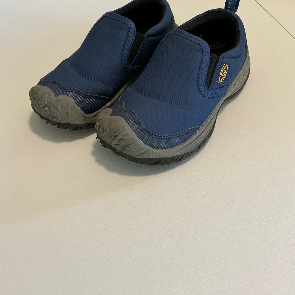 Keen Kids Navy and Gray Slip-On Sneakers